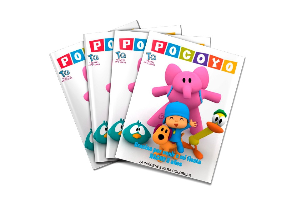 Libros souvenirs Pocoyó