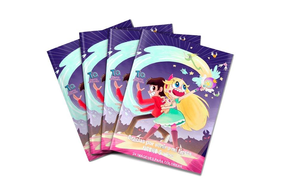 Libros souvenirs Star vs Las Fuerzas del Mal