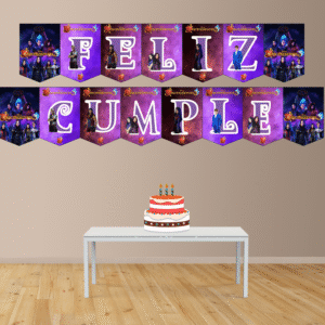 descendiente Banderín feliz Cumple