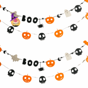 Guirnaldas banderines Halloween x4