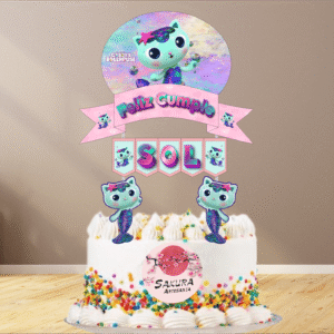 Gatirena Gaby Y La Casa de Muñecas Cake Topper cod AT492