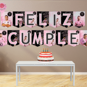 Inter Miami Banderín feliz Cumple