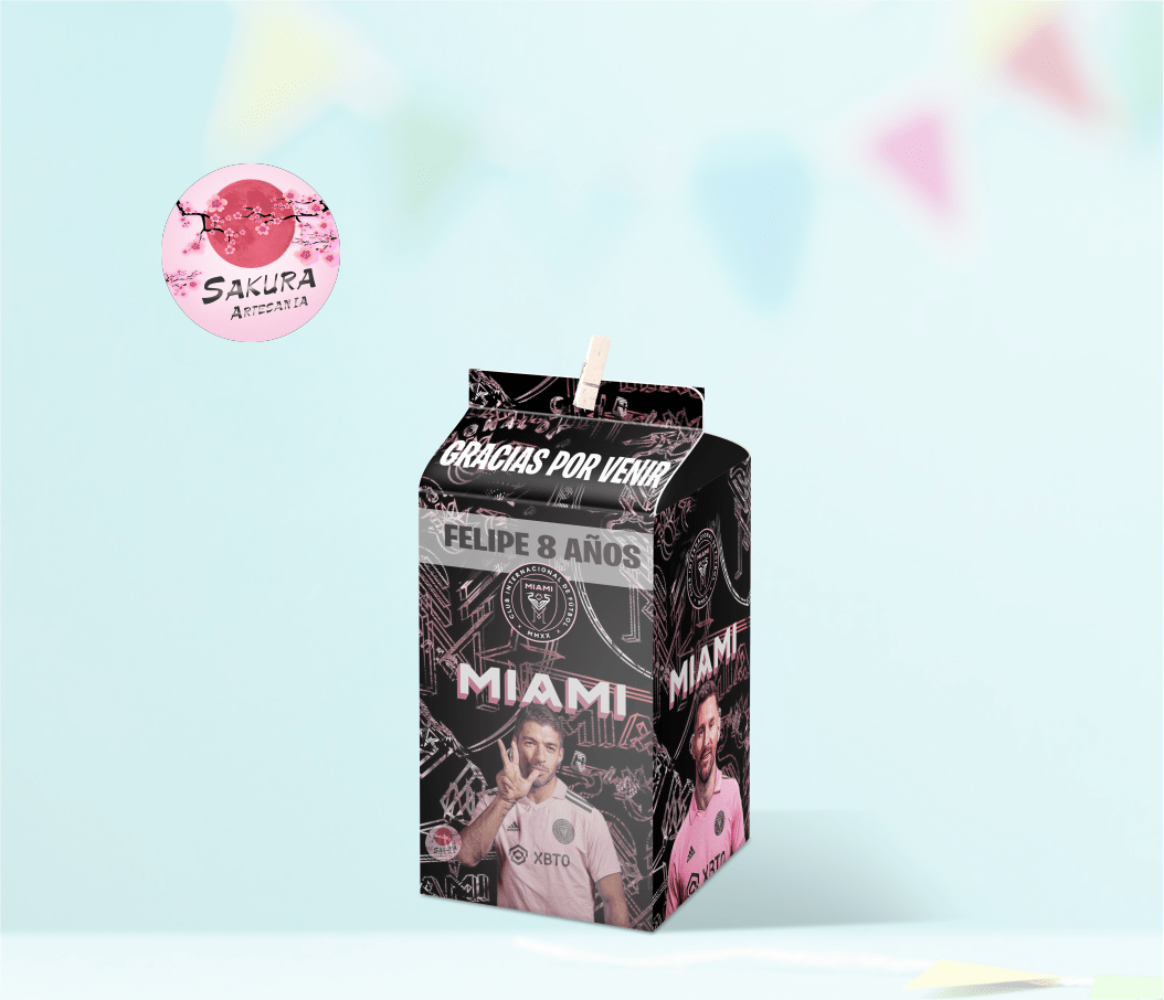Inter Miami caja souvenirs