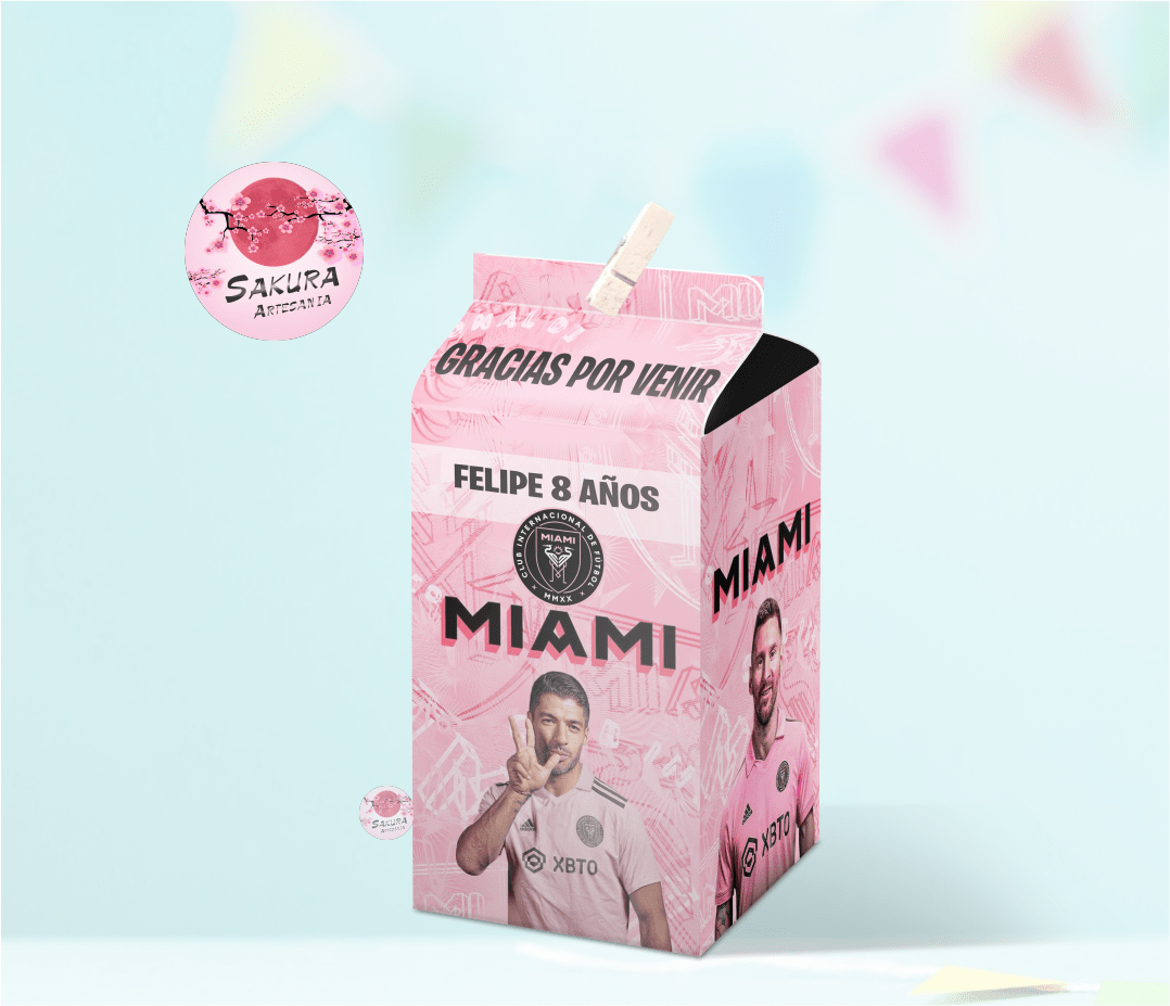 Inter Miami caja souvenirs