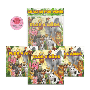 Puzzles Animalitos de la selva
