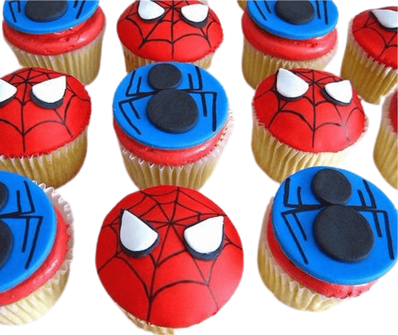 Cupcakes Spiderman