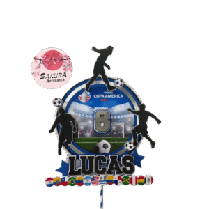 Copa America cake Toppers 3d