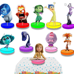 Intensamente personajes Centro de mesa