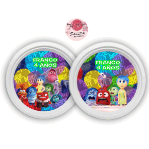 Intensamente Platos x10 15x2mm