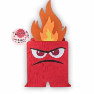 Piñata Enojo carita intensamente