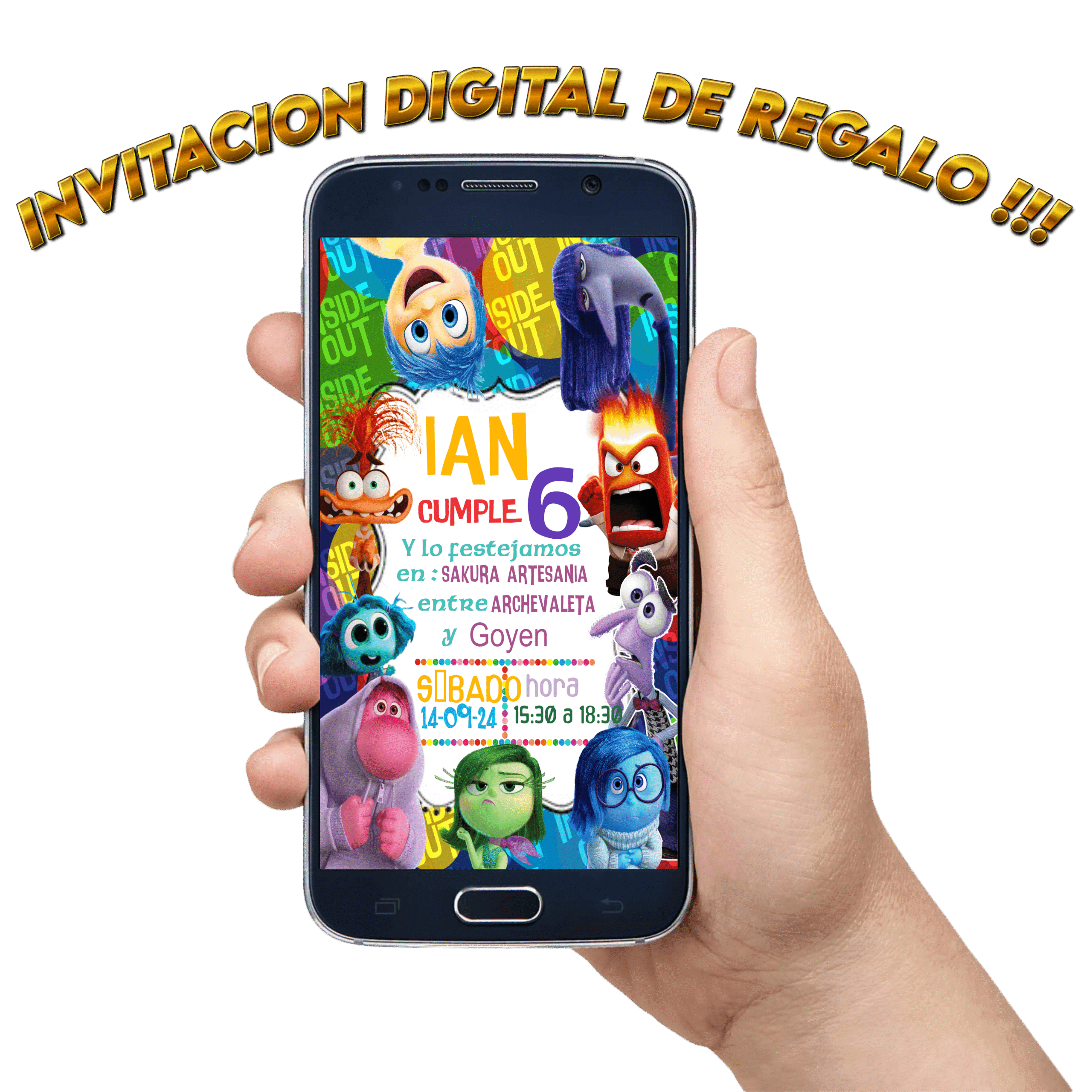 Intensamente tarjetas fisicas + Digital de regalo - Imagen 2