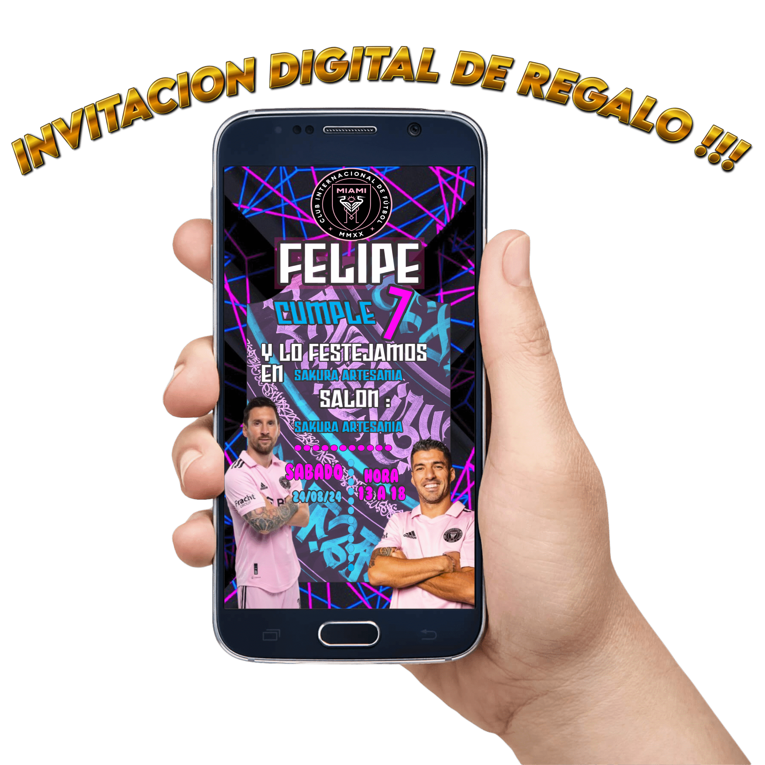 Inter Miami tarjetas fisicas + Digital de regalo - Imagen 2