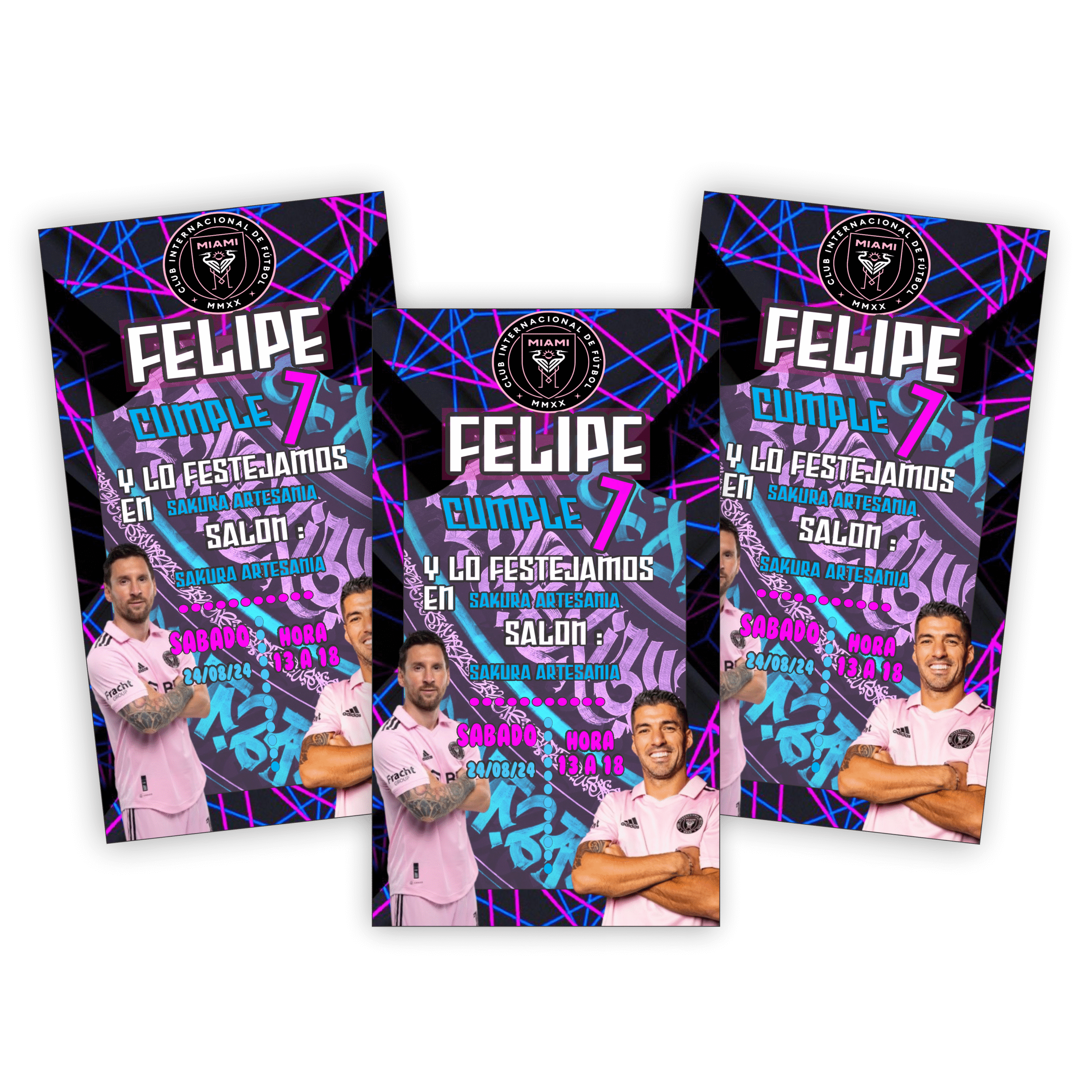 Inter Miami tarjetas fisicas + Digital de regalo