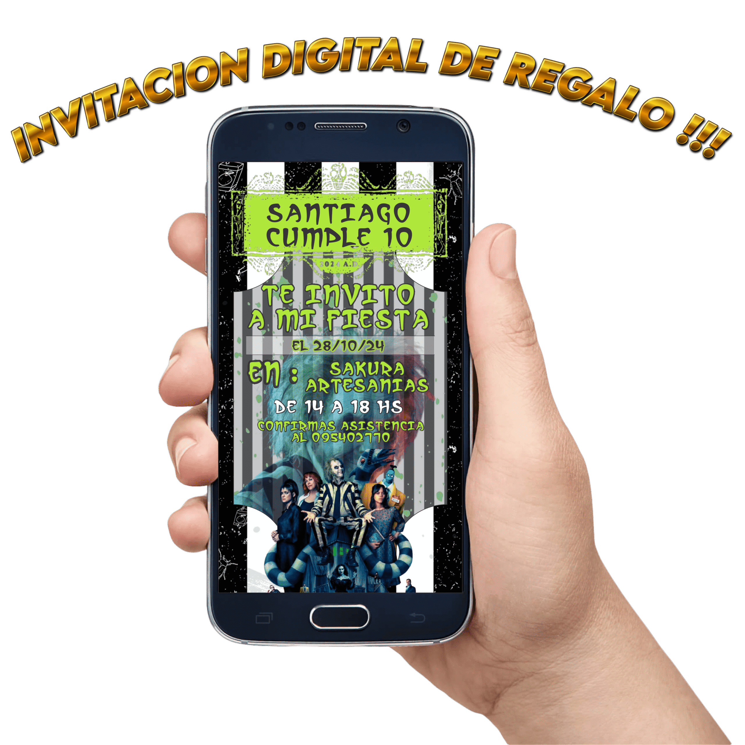 Beetlejuice tarjetas fisicas + Digital de regalo - Imagen 2