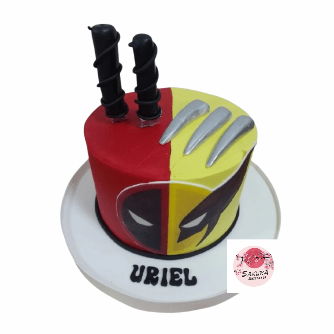 Torta Deadpool y Wolverine