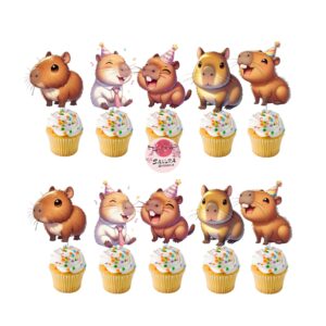 cupcake topper Capibara