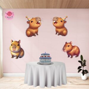Capibara Apliques x4
