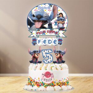Stitch Live Action cake Toppers