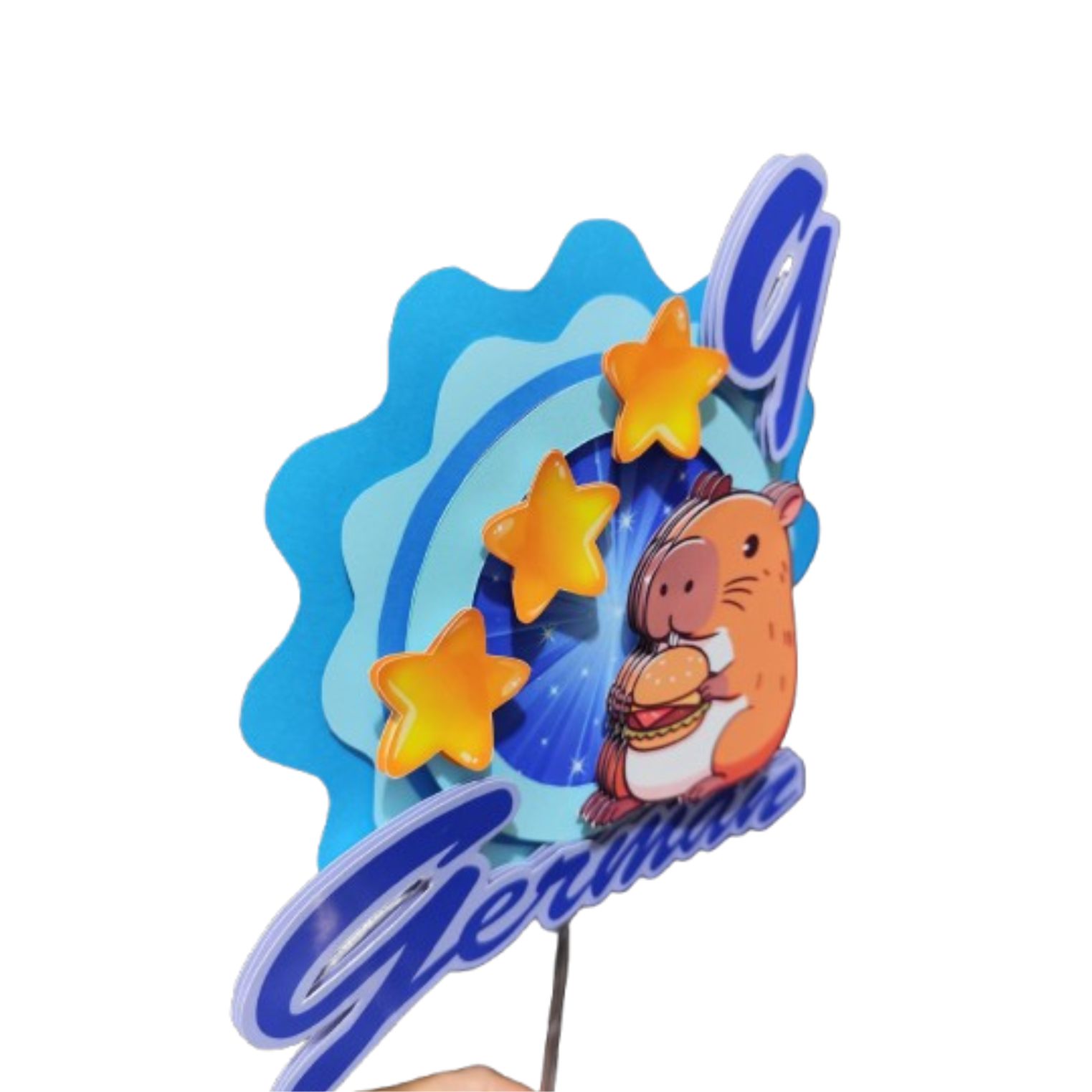 Capibara cake Toppers 3d - Imagen 2