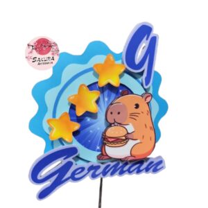 Capibara cake Toppers 3d