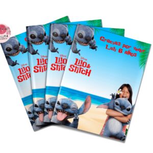 Libros souvenirs stitch