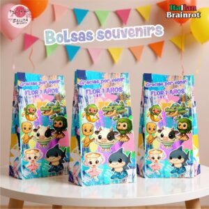 Italian brainrot baby personajes Bolsa souvenirs