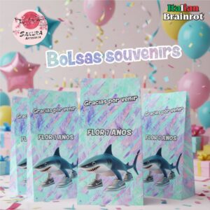 Tralalero Tralala Bolsa souvenirs italian brainrot