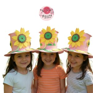 Galera Girasoles rosa Primavera