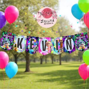 italian brainrot Banderín con Nombre