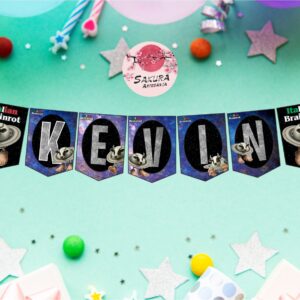 Vaca saturna saturnita Banderín con Nombre