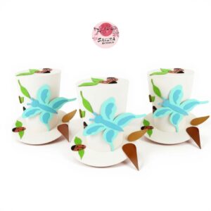 Galera Blanca Primavera Mariposas