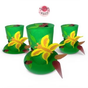 Galera Verde Primavera Mariposas