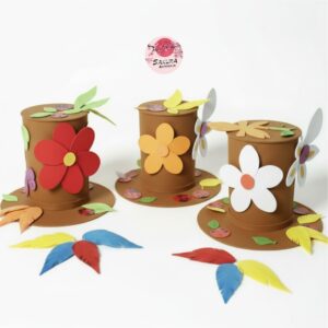 Galera Marron Primavera flores