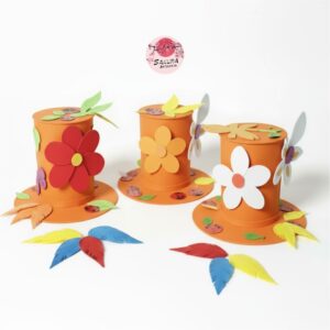 Galera Naranja Primavera flores