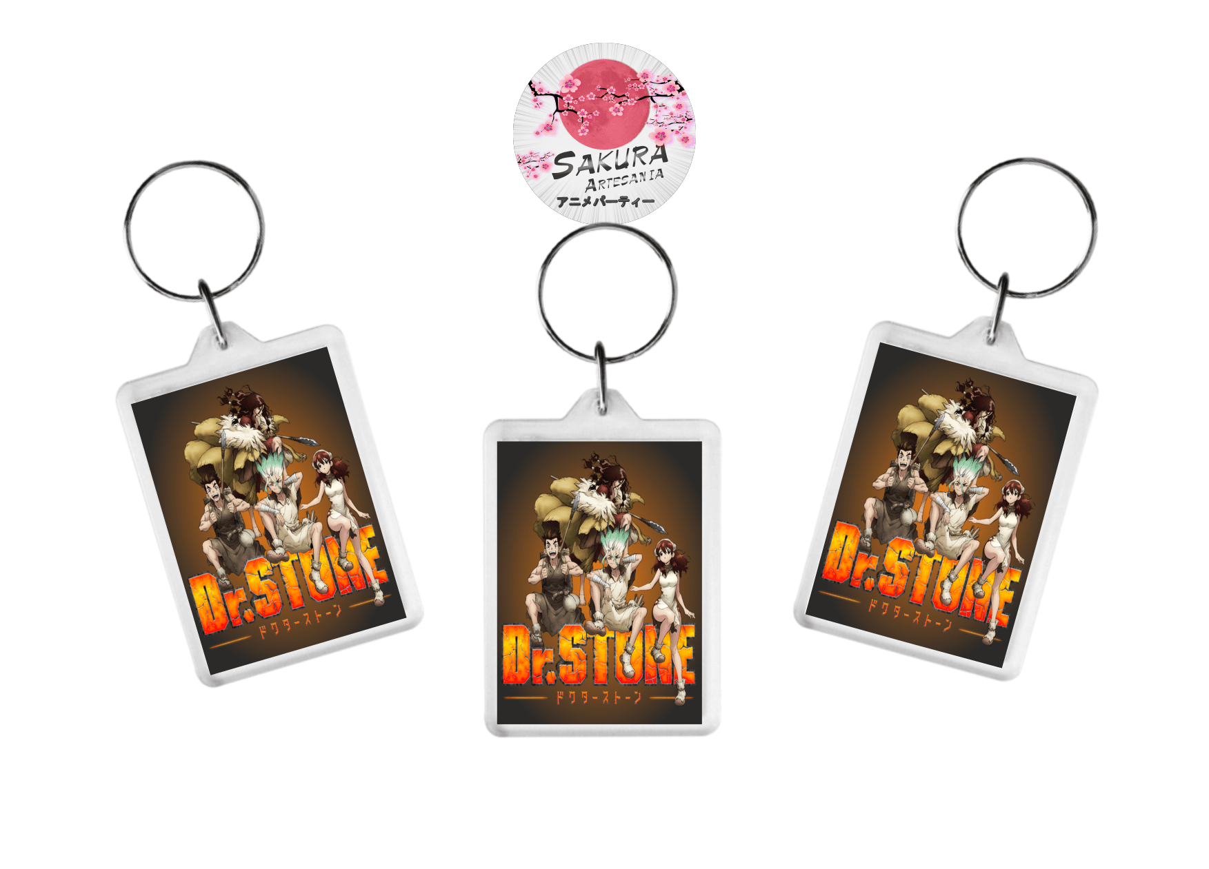 llaveros Dr Stone x10