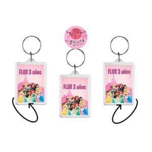 llaveros Princesas x10