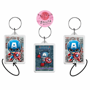 llaveros Capitán América x10