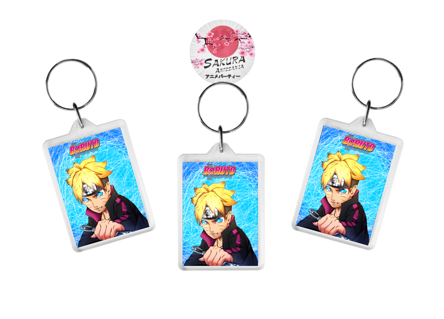 llaveros Boruto x10