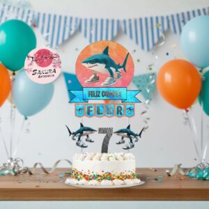 Tralalero Tralala italian brainrot cake Toppers