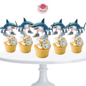 Tralalero Tralala cupcake topper italian brainrot x10