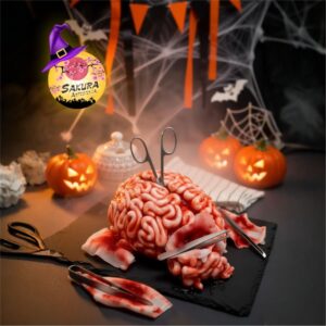 Postre cerebro Halloween