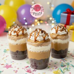 Shot caramelo y coco